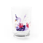 イラストレーター おおでゆかこの湖畔の霧の精 Water Glass :front