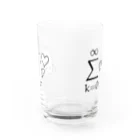 結城浩のハート＆シグマ Water Glass :front