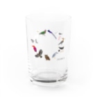 しまのなかまfromIRIOMOTEのしまのなかまスピンオフ『トリース』 （増量）文字が IRIOMOTEのみ Water Glass :front