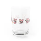 ドンナコ・ショップ　SUZURI出張店のきぐるみくん（グラス） Water Glass :front