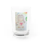 もふもふモフモフのモフモフハートちゃん Water Glass :front