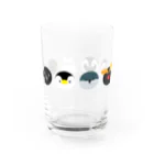 しろくま&ペンギン通信のしろくまとペンギンたち Water Glass :front