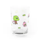 おかだひろみ の へんてこランドSHOPののんびりタイム Water Glass :front