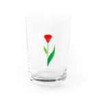 pazooのFlower01 Water Glass :front