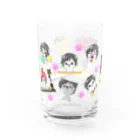 まてゆき.のまりも柄 Water Glass :front