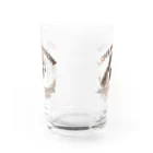 “すずめのおみせ” SUZURI店の東京すずめ Water Glass :front