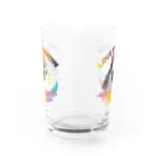 “すずめのおみせ” SUZURI店の東京すずめ Water Glass :front