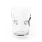 “すずめのおみせ” SUZURI店の東京すずめ Water Glass :front