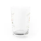 “すずめのおみせ” SUZURI店のHello！すずめだいきち Water Glass :front