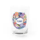 aizaknewton_aizawaのフラワーズ Water Glass :front