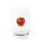 りんごのワンポイントなりんご Water Glass :front