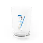 喫茶角砂糖のペンギンソーダ Water Glass :front