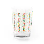 ルルエチュードのてんてんチューリップ（レッド） Water Glass :front