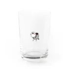 もるの組体操文鳥 Water Glass :front