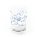 BARE FEET/猫田博人のアザラシつみつみ・グラス Water Glass :front