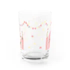 タバタ画房のなまけもの in the party（ピンク） Water Glass :front