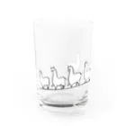 sunokko designのアルパカ キャラバン Water Glass :front