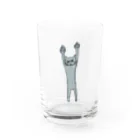 画伯 しゅ〜くり〜むらのNEKOGATU Water Glass :front