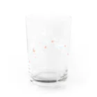 ハルノキ工房のグラスを泳ぐペンギン（ドリンク色） Water Glass :front