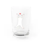 AROMA☆LOVELYのSTRETCHING CAT Water Glass :front