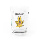 たぬきゅんショップのBEST FRIEND FOREVER Water Glass :front