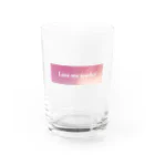 cathのLove me tender Water Glass :front