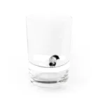 つちのこ堂の冬の女の子 Water Glass :front