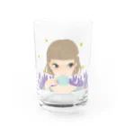 岩本しょうこのラベンダー Water Glass :front