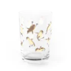 piro piro piccoloのjumping duckling Water Glass :front