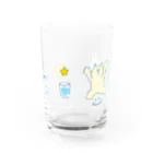 sasakinanaのくまと歯とうさぎとレモンとおばけ Water Glass :front