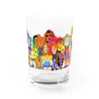 あとりえ からじくぇーのオールスター Water Glass :front