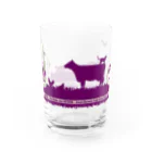 鳴滝／次回「白鷲に王冠を」の牛島農園ミルクグラス Water Glass :front