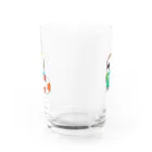 イエローロンパースのめめのなつやすみ Water Glass :front