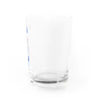 Inou chikako illustrationsの青い子グラス Water Glass :front