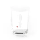 shoSHOの酒豪（白3） Water Glass :front