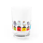 tomocoの文鳥の家族 Water Glass :front