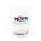 トマトマーケットの南極に来たクマとカニ Water Glass :front