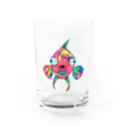 サカナ屋さんのmaacoステッカー Water Glass :front