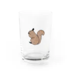 chîcaのエゾリスさん Water Glass :front