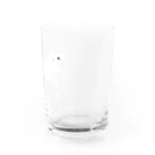 uni(ウニ)の泳ぐしろくま Water Glass :front