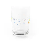 イラストレーター スズキトシエの潜水艦のねこのグラス Water Glass :front