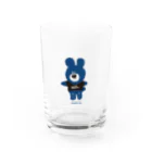 りのくまちゃんのCLASSIC BLUEりのくまちゃん Water Glass :front