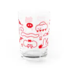 SHOP味み suzuri店のおそろし村 Water Glass :front