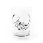 繁田穂波のブラッククラゲ グラス Water Glass :front