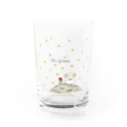 もふもふひつじ 憩いの広場の星を旅するひつじ Water Glass :front