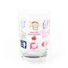 ERIKOERIN ART SHOPのさくらのすけ「ありがたき」 Water Glass :front