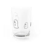 鳥原のおばけのこうしん Water Glass :front