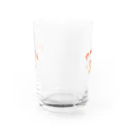 かっぴの赤い肉まんまん Water Glass :front