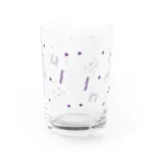 ハッピージャムジャムのイヌチャン集合(ぶどう) Water Glass :front