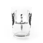 ZooBeeFooのZooBeeinuふーん＆へーグラス Water Glass :front
